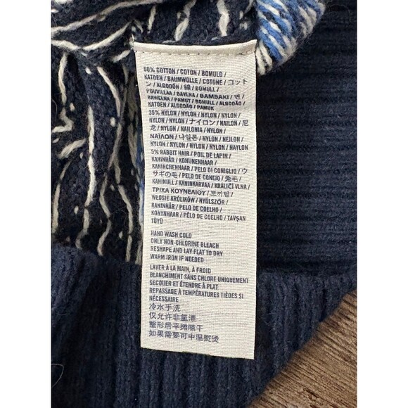 Abercrombie Kids Y2K Holiday Button Down Moose Cardigan Size XL Winter Preppy - Picture 8 of 8